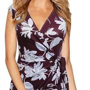 Beautiful purple flowered dress